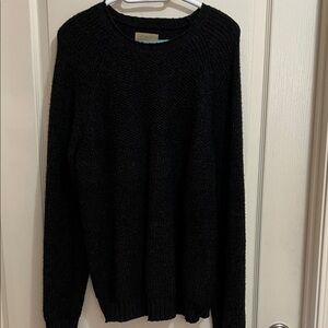 Lucky Brand Men's Classic Black Crewneck Sweater